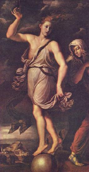 Girolamo da Carpi Gelegenheit und Reue oil painting image